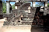 Angkor Thom - Bayon temple, east gopura of the third enclosure 